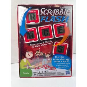 Hasbro scrabble flash electronic word game new